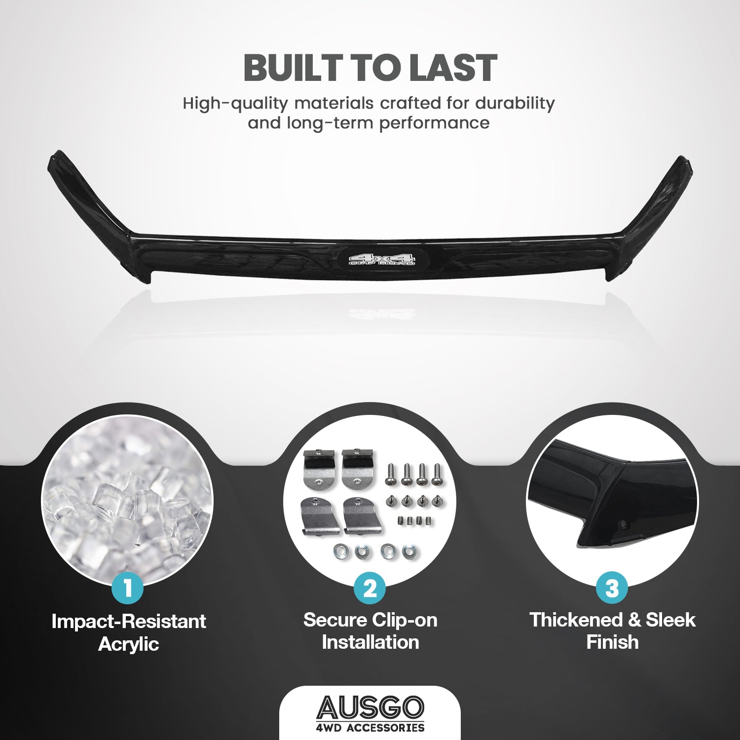 ISUZU DMAX D-MAX 2012-2016 Bonnet Protector - Durable Hood Guard for Off-Road & Daily Driving Protection