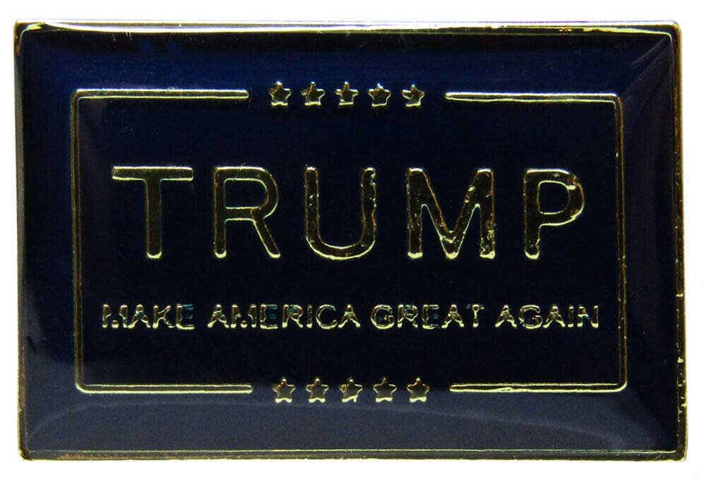 Trump Make America Great Again Blue Bike Motorcycle Hat Cap Lapel Pin - Patriotic Motorcycle Accessories for Riders & Supporters - Perfect for Biker Rallies, Political Events & Everyday Wear