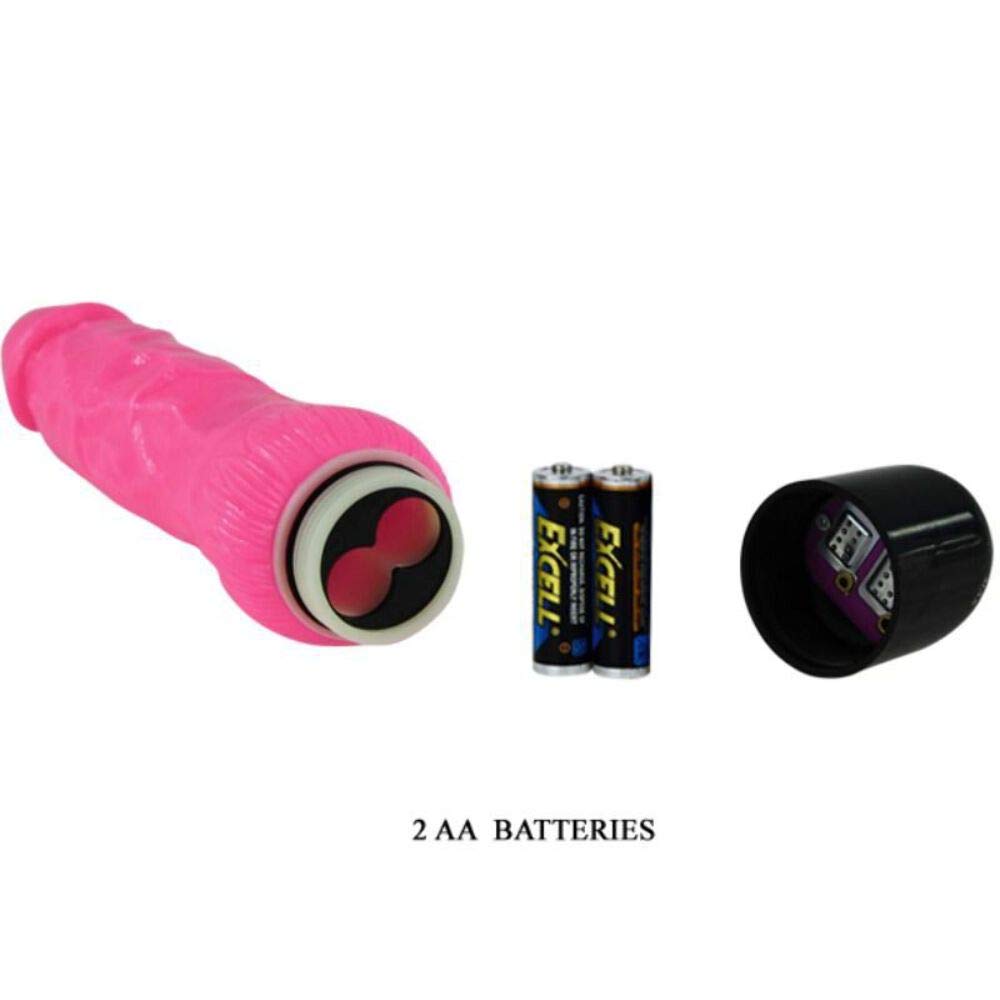 Realistic Pink Vibrator - 24cm Silicone Adult Toy for Couples & Solo Play - Waterproof & Rechargeable for Ultimate Pleasure - Perfect for Bedroom Fun & Spicing Up Relationships