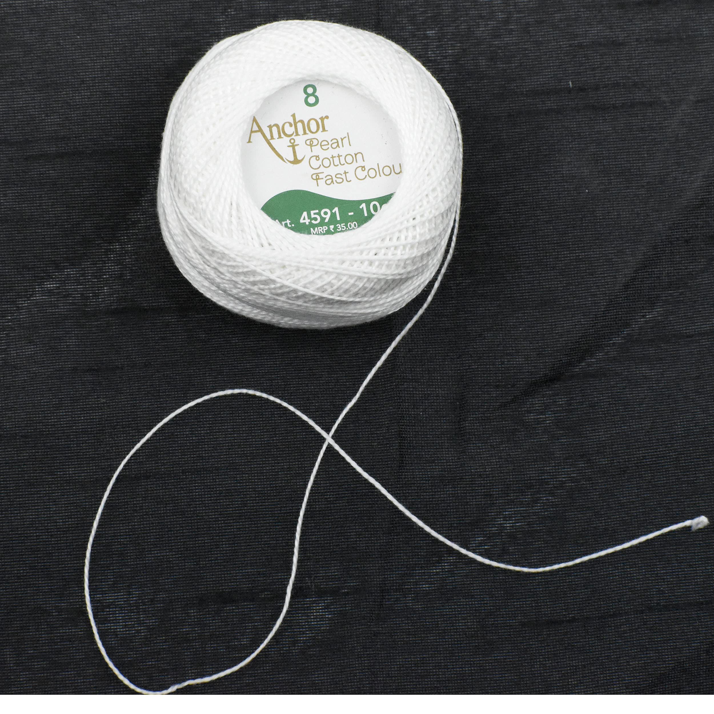 Premium Anchor Cotton Thread for Crochet, Knitting & Embroidery - Soft, Mercerized Yarn for Needlecraft & DIY Projects - Perfect for Scarves, Hats & Home Decor