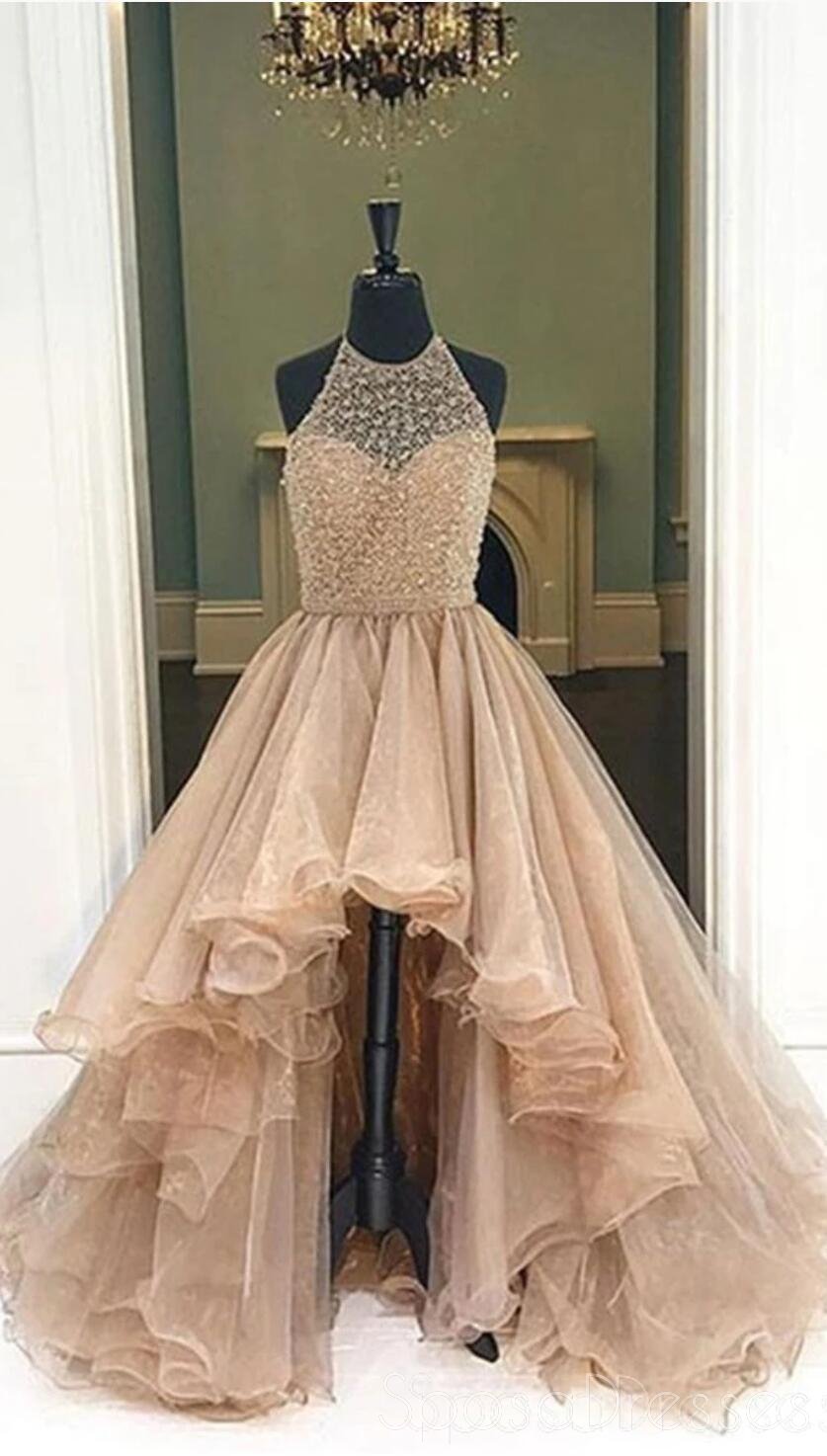 Elegant High Low Evening Prom Dresses for Women | Custom Long Formal Gowns | Affordable Homecoming Dresses for Prom Night & Special Occasions
