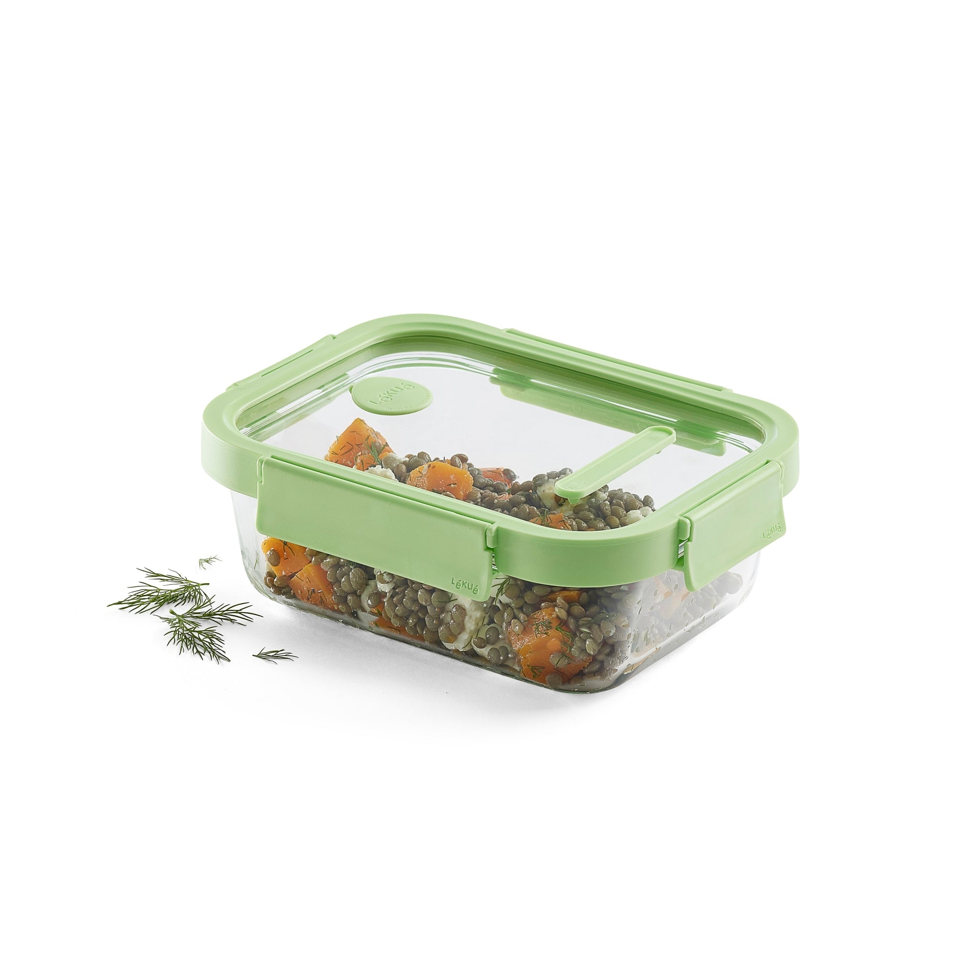 Leakproof Glass Food Storage Container Set - Airtight Rectangular BPA-Free Kitchen Organizer for Meal Prep, Leftovers & Pantry Storage (Various Sizes)