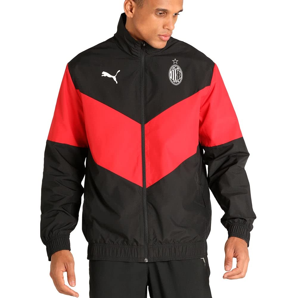 Puma Men's ACM Prematch Casual Jacket - Black | Stylish Outerwear for Training & Everyday Wear