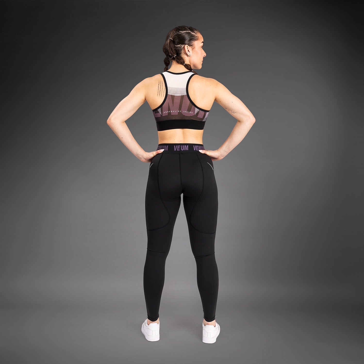 Venum Adrenaline Women's High-Waisted Workout Leggings - Purple | Yoga, Gym & Running Compression Pants for Women