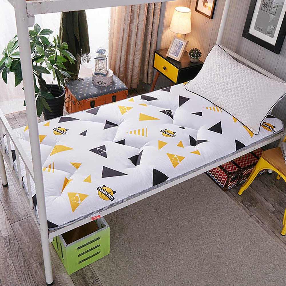 KKCD Japanese Tatami Floor Mattress - Foldable Futon Mattress Topper, Korean Floor Bed for Kids, Roll-Up Japanese Bed - Portable Camping & Dormitory Guest Mattress (100x200cm/39x79in) - Perfect for Home, Travel & Outdoor Use