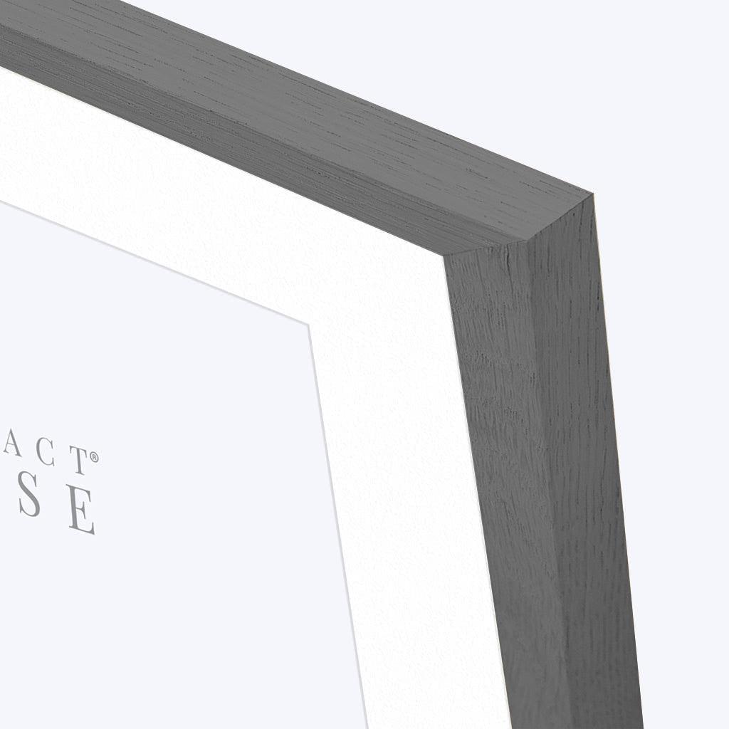 Premium Grey Wooden Picture Frame 8x10 Inch - Elegant Wall Decor for Home, Office & Gallery Display - Perfect for Photos, Artwork & Memories