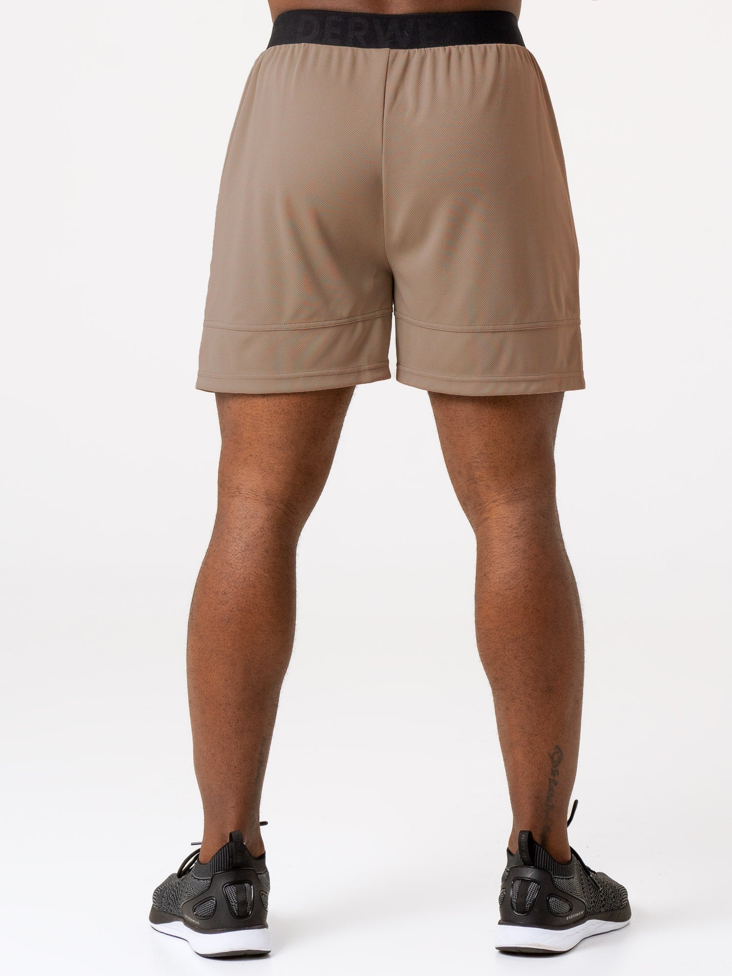 Advanced Mesh Running Shorts Taupe - Lightweight & Breathable Workout Shorts for Men - Perfect for Jogging, Gym & Outdoor Activities