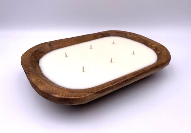 Arizona Medium Dough Bowl Candle - 6 Wick Lemon Pound Cake Scent for Home Decor