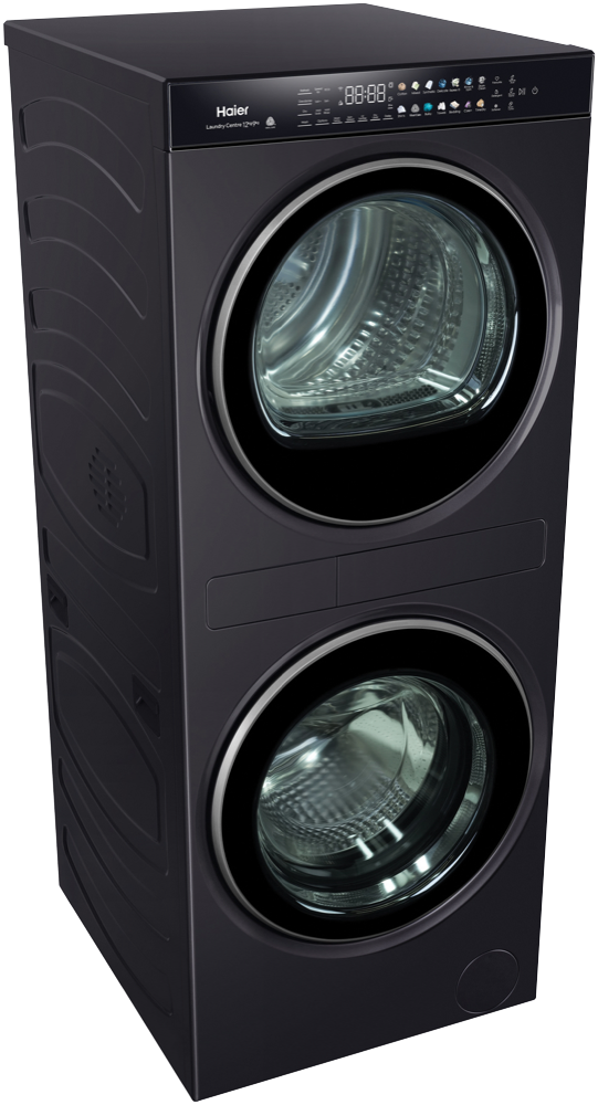 Haier 600 Series HLC1290CTB1 12kg Washing Machine with 9kg Heat Pump Dryer - Energy Efficient Laundry Center for Large Families | Perfect for Homes, Apartments & Laundromats