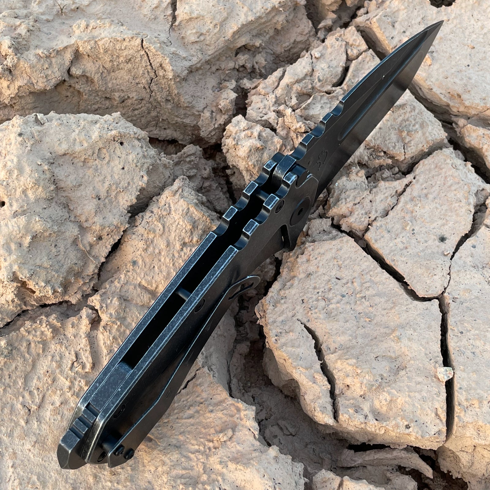 Premium Triton Aus 8 Japanese Steel Tanto Pocket Knife with Clip - EDC, Camping, Survival & Outdoor Activities
