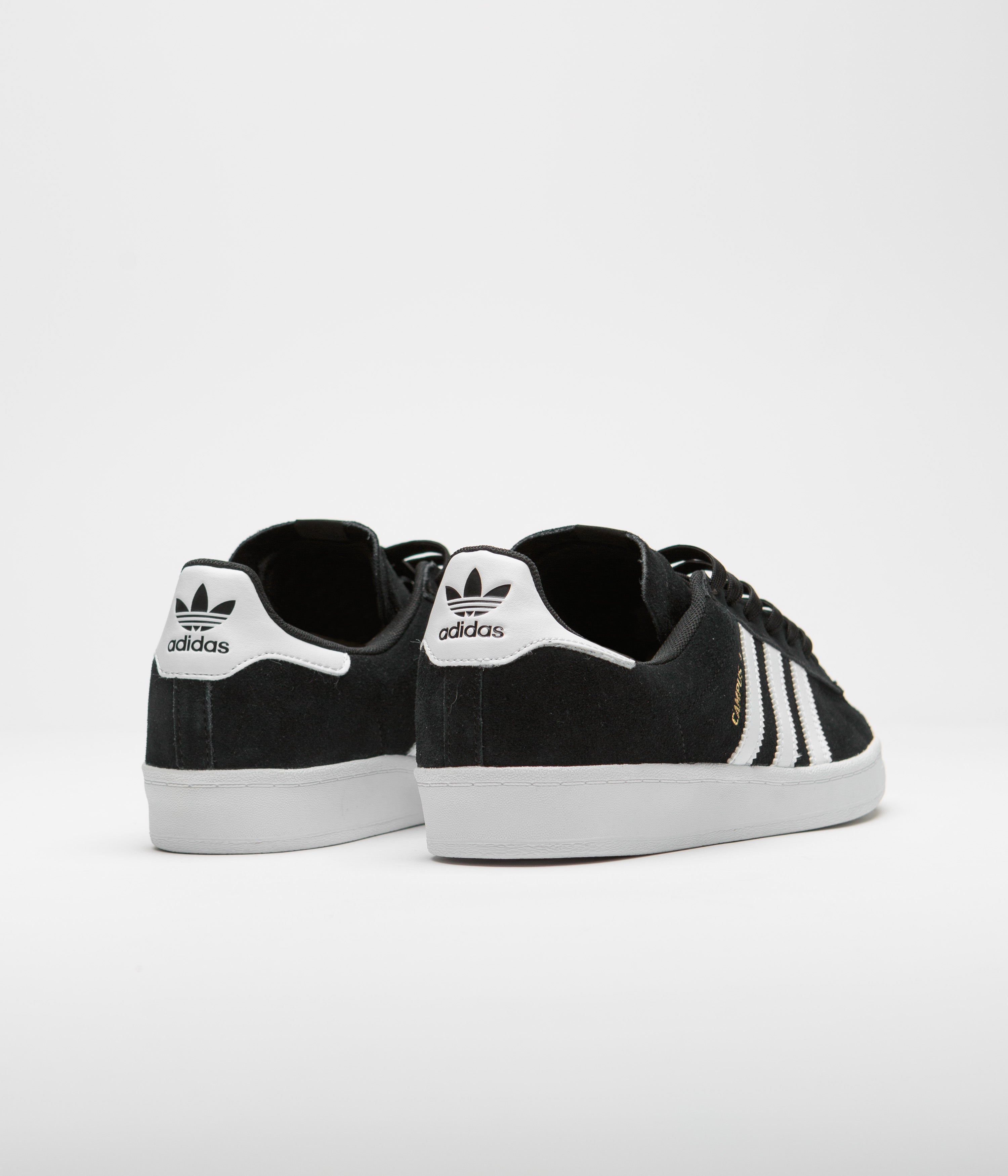 Adidas Campus ADV Sneakers - Core Black, White & White - Stylish & Comfortable for Casual Wear, Running & Street Fashion