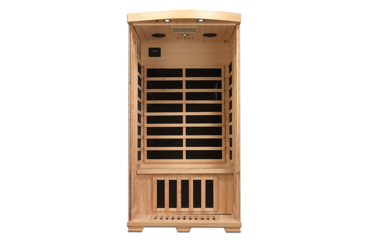 Pro 6 Amanda 2-Person Low EMF Far Infrared Sauna (2025 Edition) - Home Spa Relaxation & Detox Therapy for Wellness