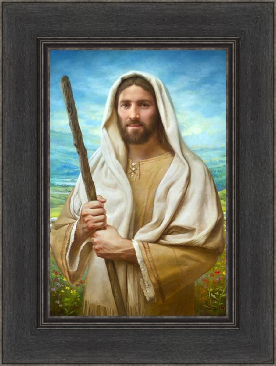 Feed My Sheep by Howard Lyon - Inspirational Christian Art Print for Home, Office & Church Decor - Perfect for Gifts & Spiritual Encouragement