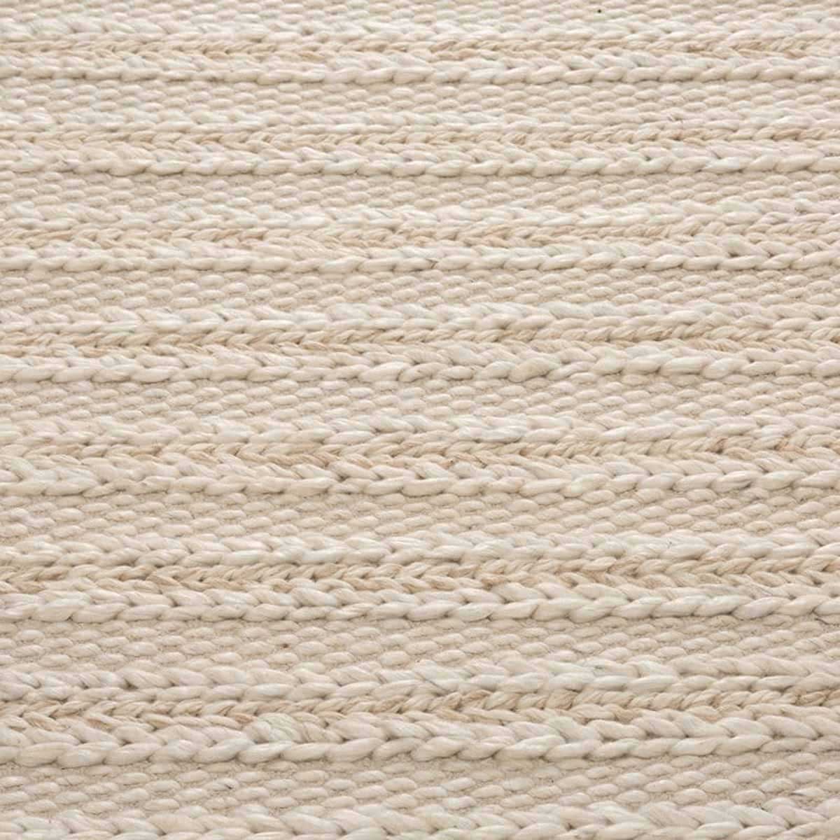 Handwoven Isabella Braided Rug - Soft Cotton Jute Blend for Living Room, Bedroom & Nursery - Non-Slip Eco-Friendly Floor Mat for Home Decor
