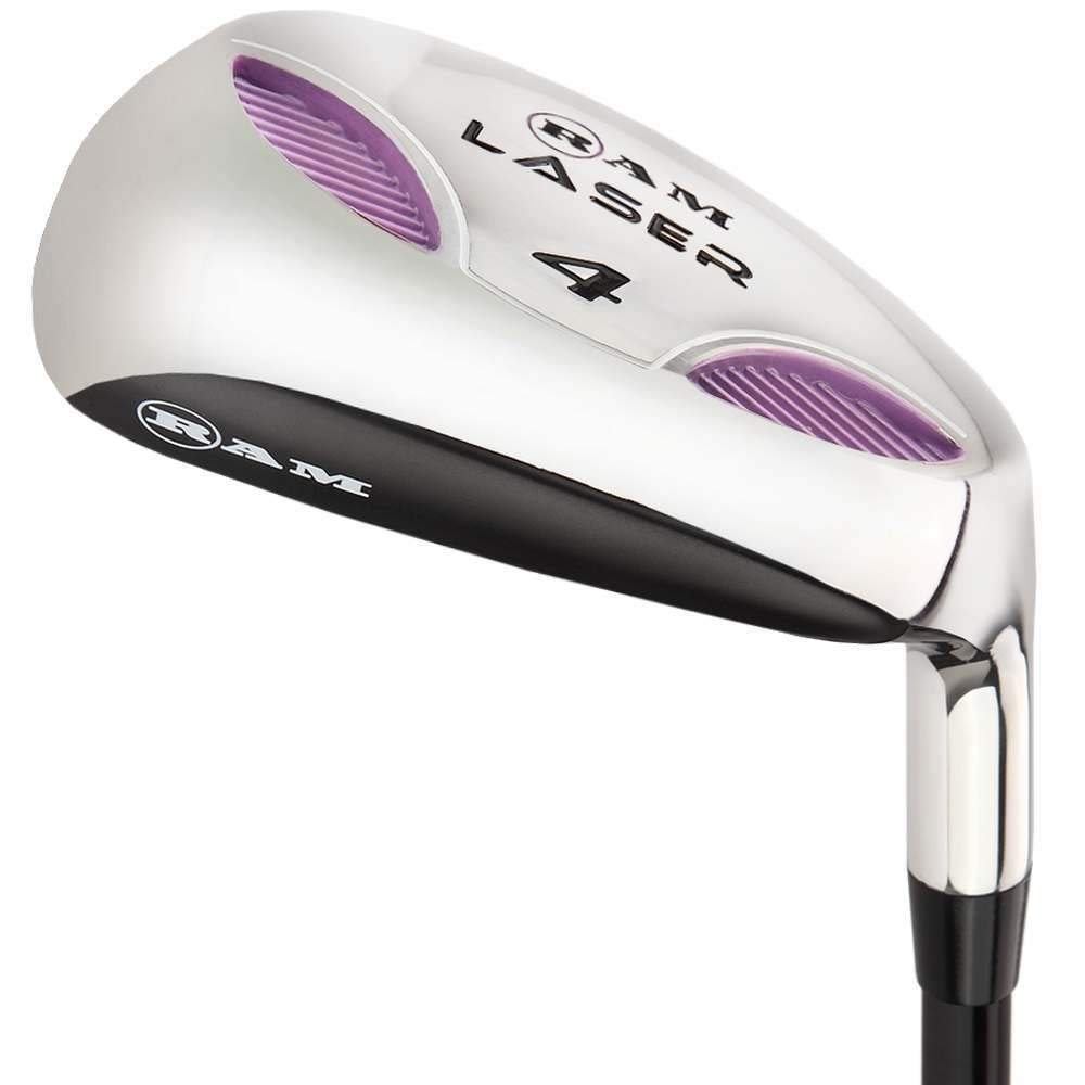 Ram Golf Laser Petite Graphite Hybrid Irons Set 4-SW (8 Clubs) - Ladies Right Hand, Designed for Precision and Control