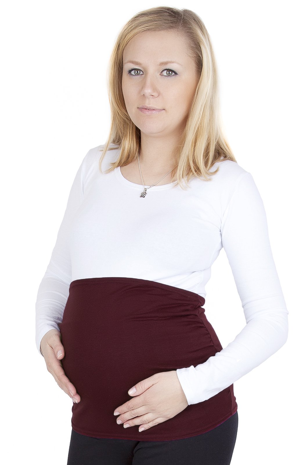 Mija Maternity Belly Band - Adjustable Pregnancy Support Belt for Back Pain Relief, Comfortable Maternity Wear 3053 - Ideal for Workouts, Walking & Daily Activities During Pregnancy
