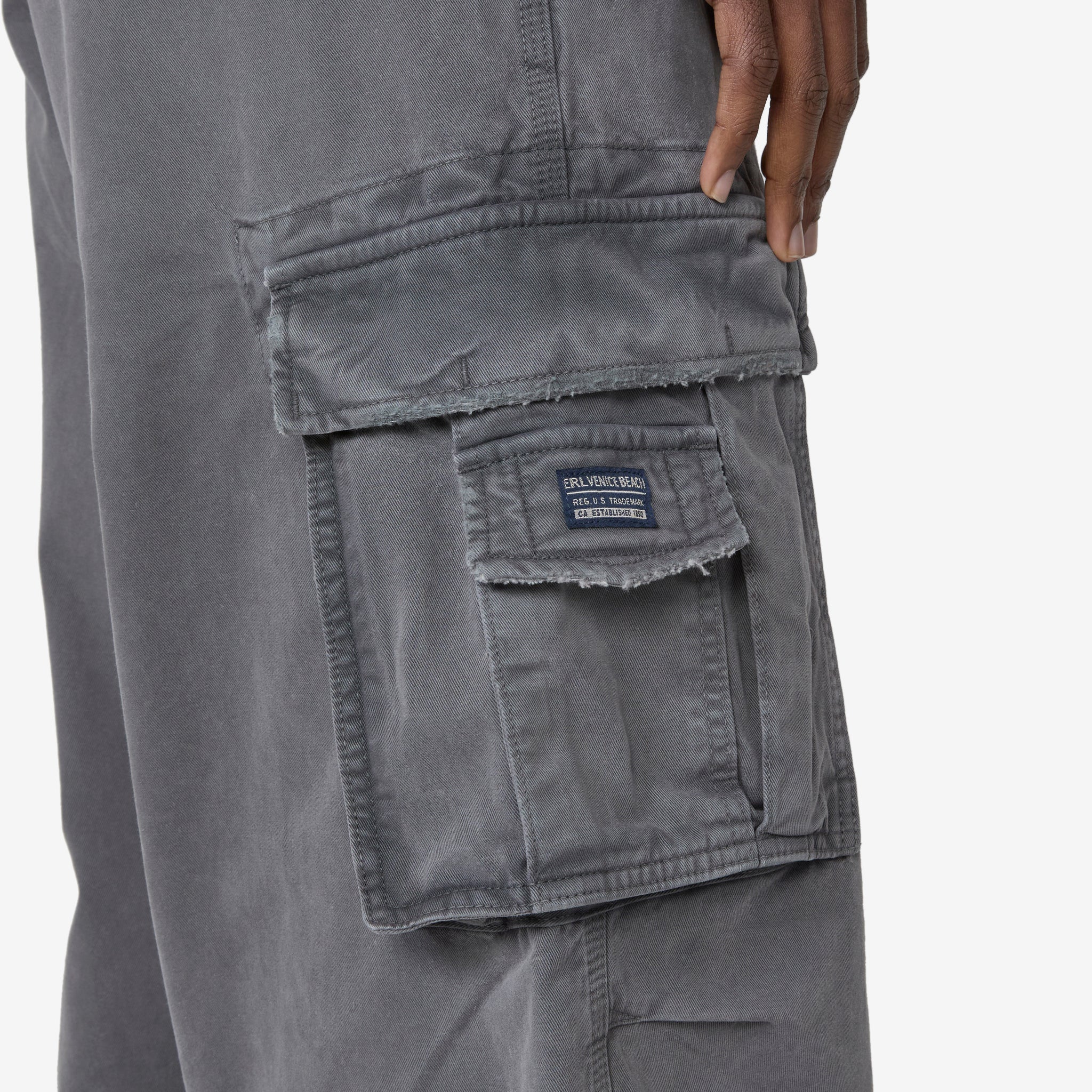 Classic Black Woven Cargo Pants for Men - Durable & Stylish Outdoor Workwear for Hiking, Camping & Casual Wear