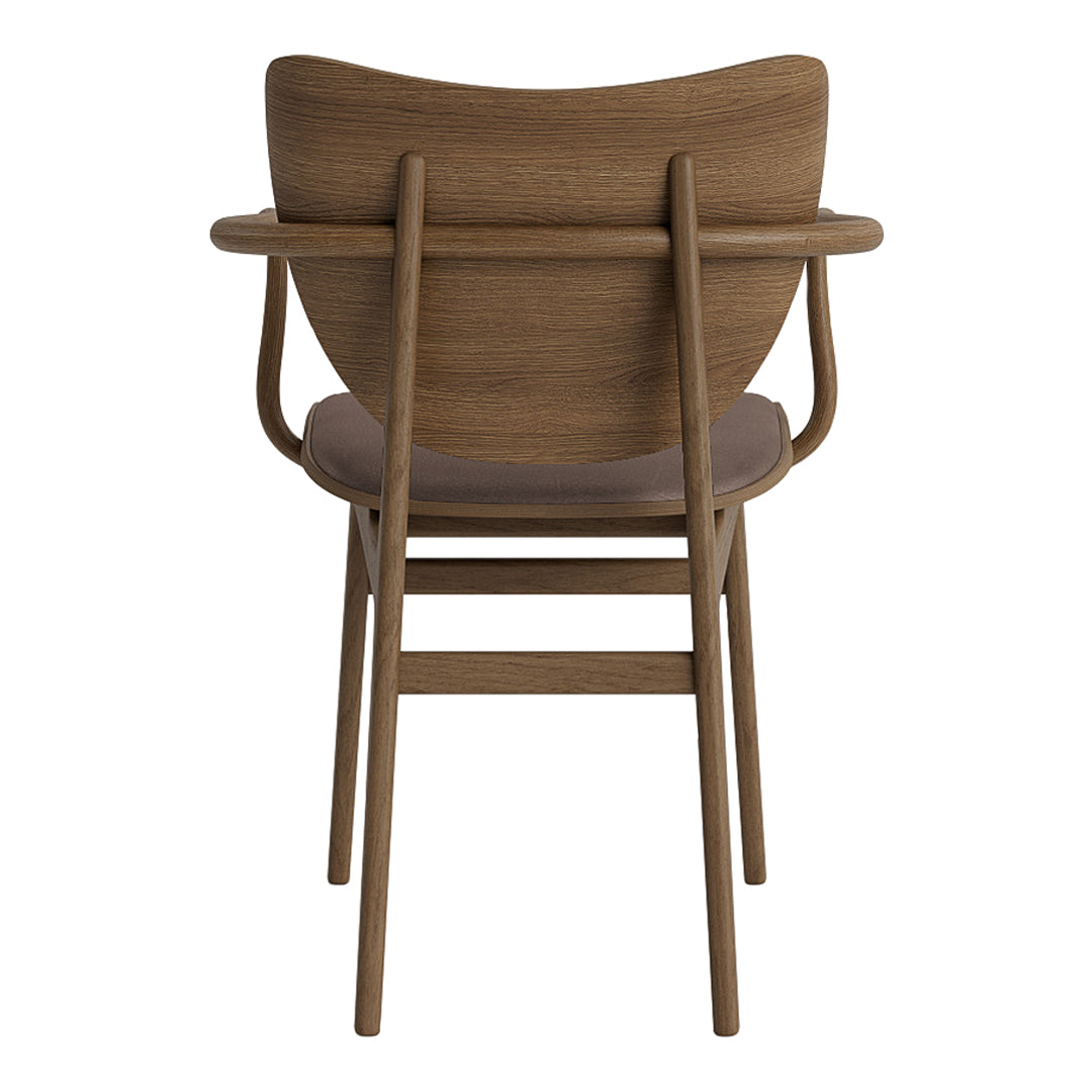 Premium Elephant Dining Armchair - Modern Upholstered Accent Chair for Dining Room, Living Room & Office - Comfortable & Stylish Home Decor Furniture