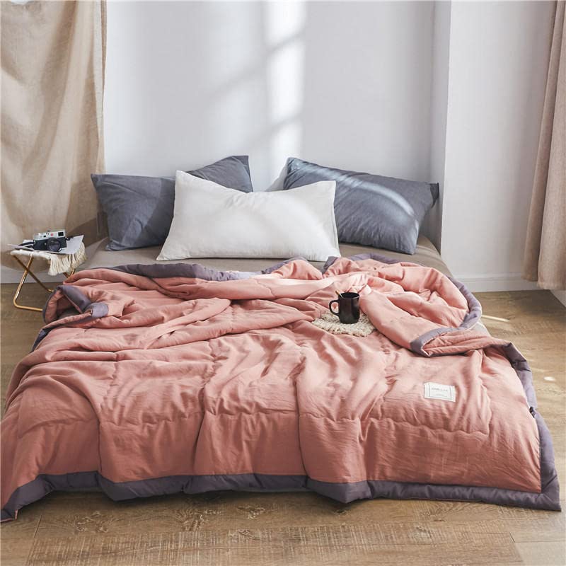 YHWW Summer Quilt Set - Lightweight Kids & Queen Size Comforters (200x230cm/78x90in) | Machine Washable Bedspreads for Cool Sleep | Perfect for Hot Weather, Guest Rooms & Dormitory Use