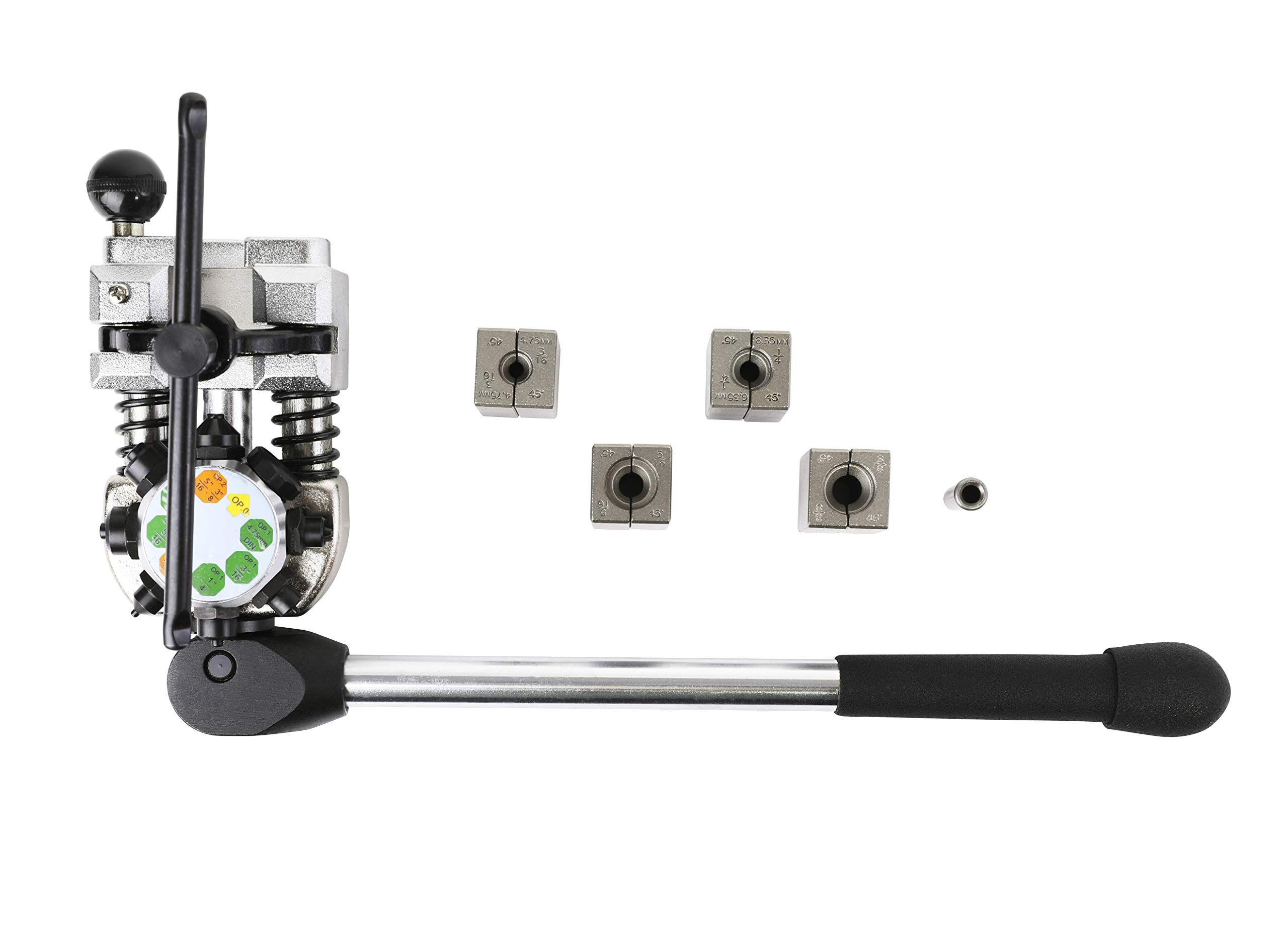 ARES 18012 Professional Brake Line Flaring Tool Kit - Compatible with Steel, Stainless Steel, Copper & Aluminum Tubing - Includes Durable Storage Case - Perfect for Auto Repair, DIY Mechanics & Brake Line Maintenance