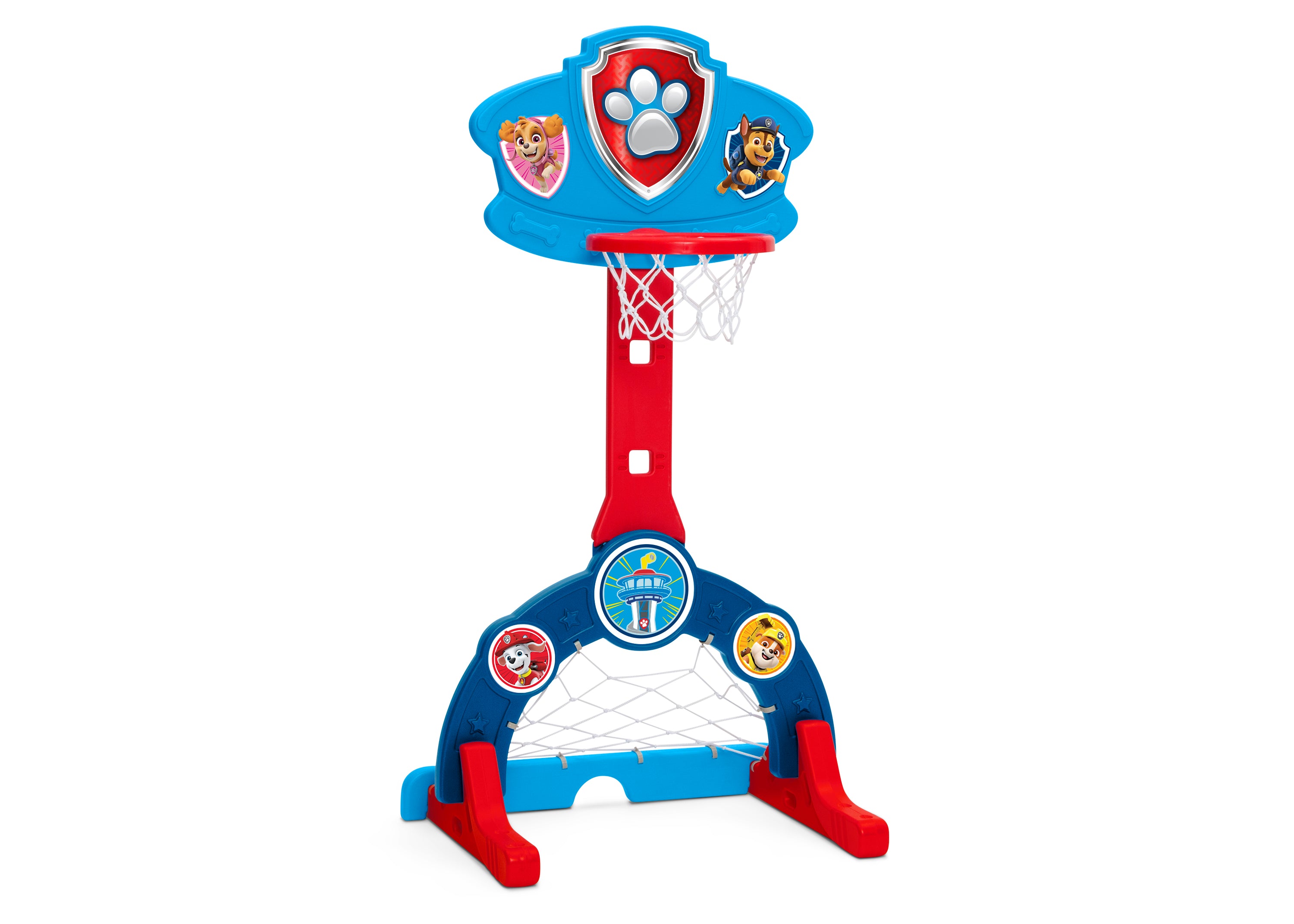 PAW Patrol 4-in-1 Sports Center for Kids - Interactive Play Set with Basketball, Soccer, Bowling & Hockey - Perfect for Indoor & Outdoor Fun, Birthday Gifts & Preschool Learning Activities