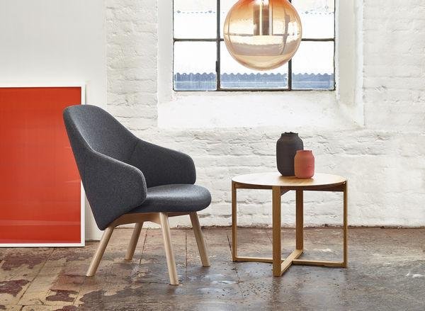 Modern Albu Lounge Chair by Ton - Mid-Century Inspired Accent Chair for Living Room, Bedroom & Office - Perfect for Relaxing, Reading & Decorating Your Space
