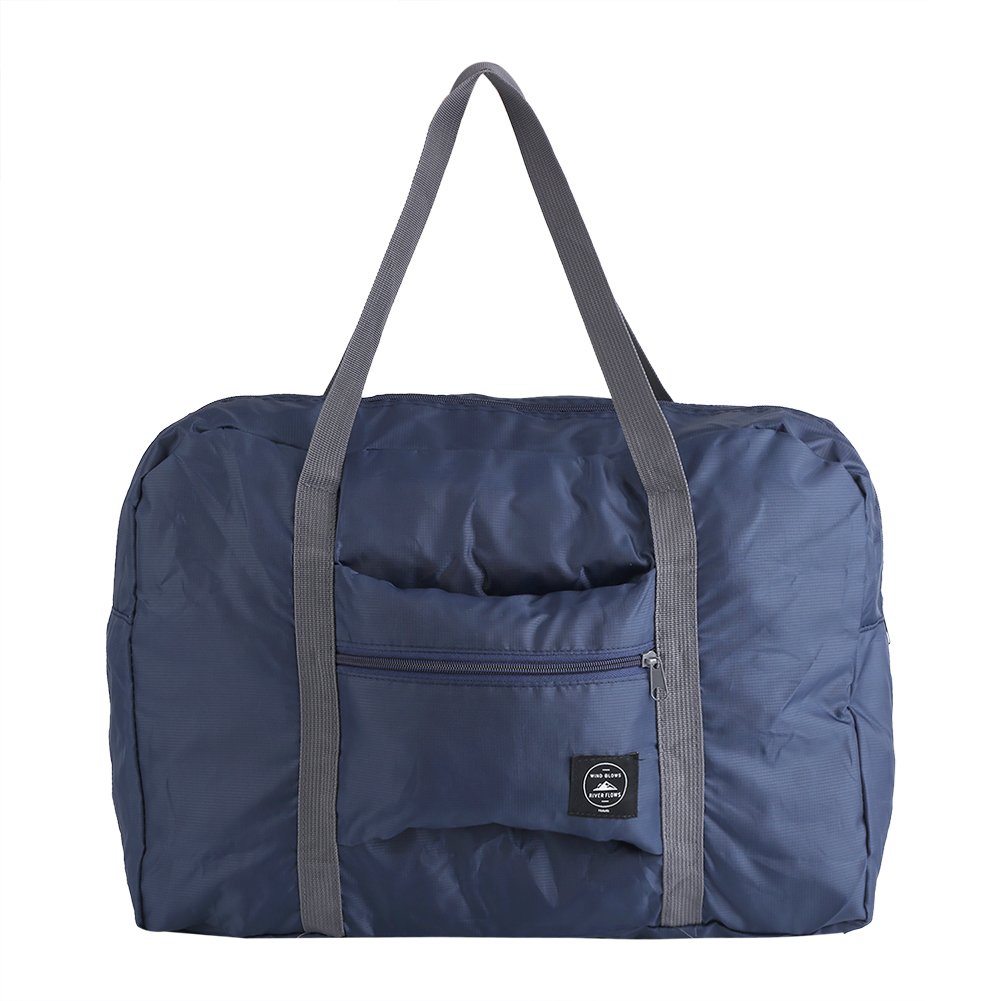 Foldable Duffle Bag for Travel, Gym & Sports - Lightweight Luggage Storage Organizer with Large Capacity - Dark Blue & Red Options - Perfect for Vacations, Workouts & Weekend Getaways