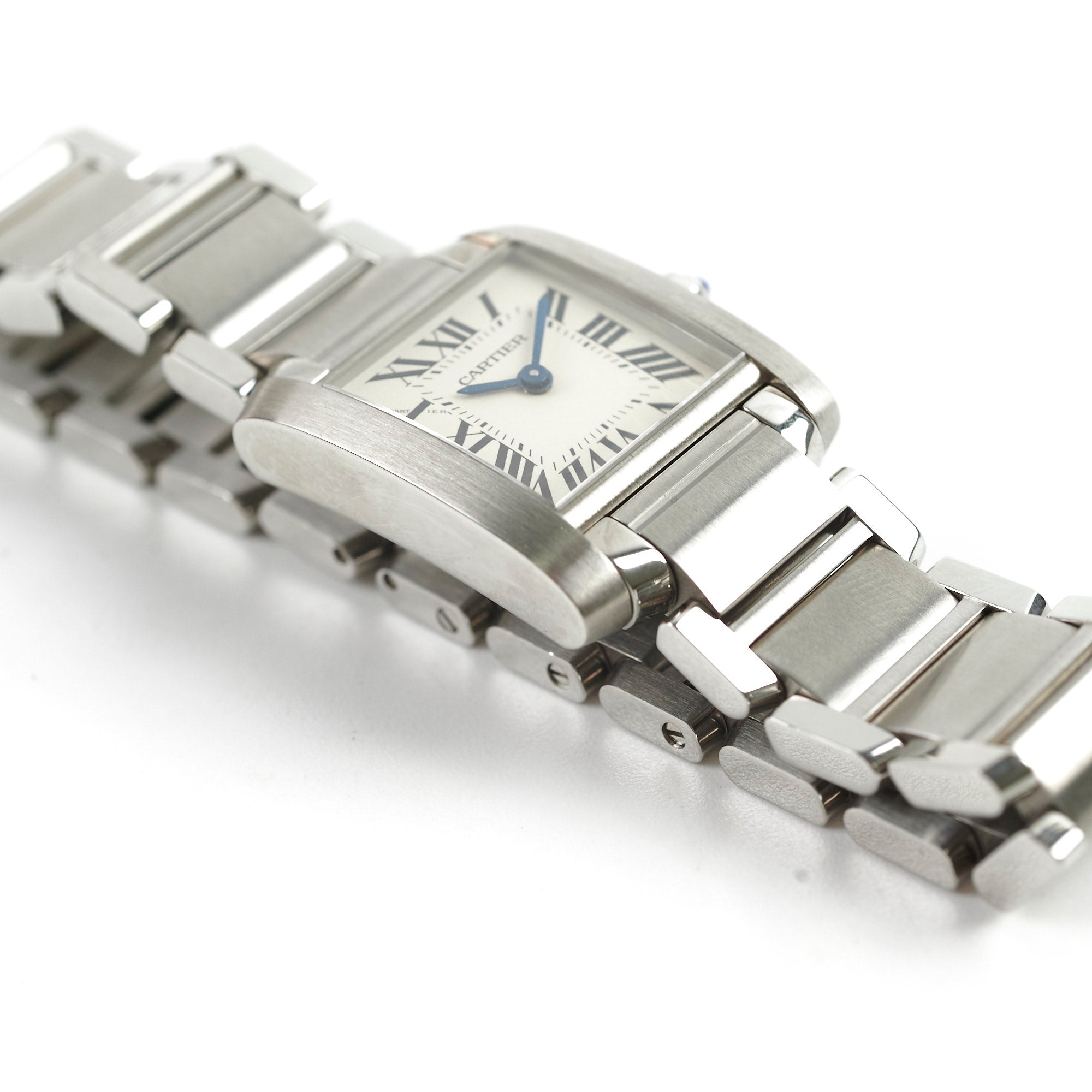 Cartier Ladies Tank Francaise 20mm Stainless Steel Watch - Luxury Women's Wristwatch for Business, Party & Everyday Wear