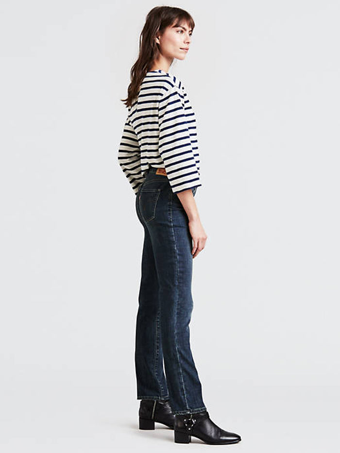 Levi's Women's Classic Straight Fit Jeans - Seattle Blue Wash | Comfortable & Stylish Denim Pants for Casual Wear, Work & Everyday Outfits