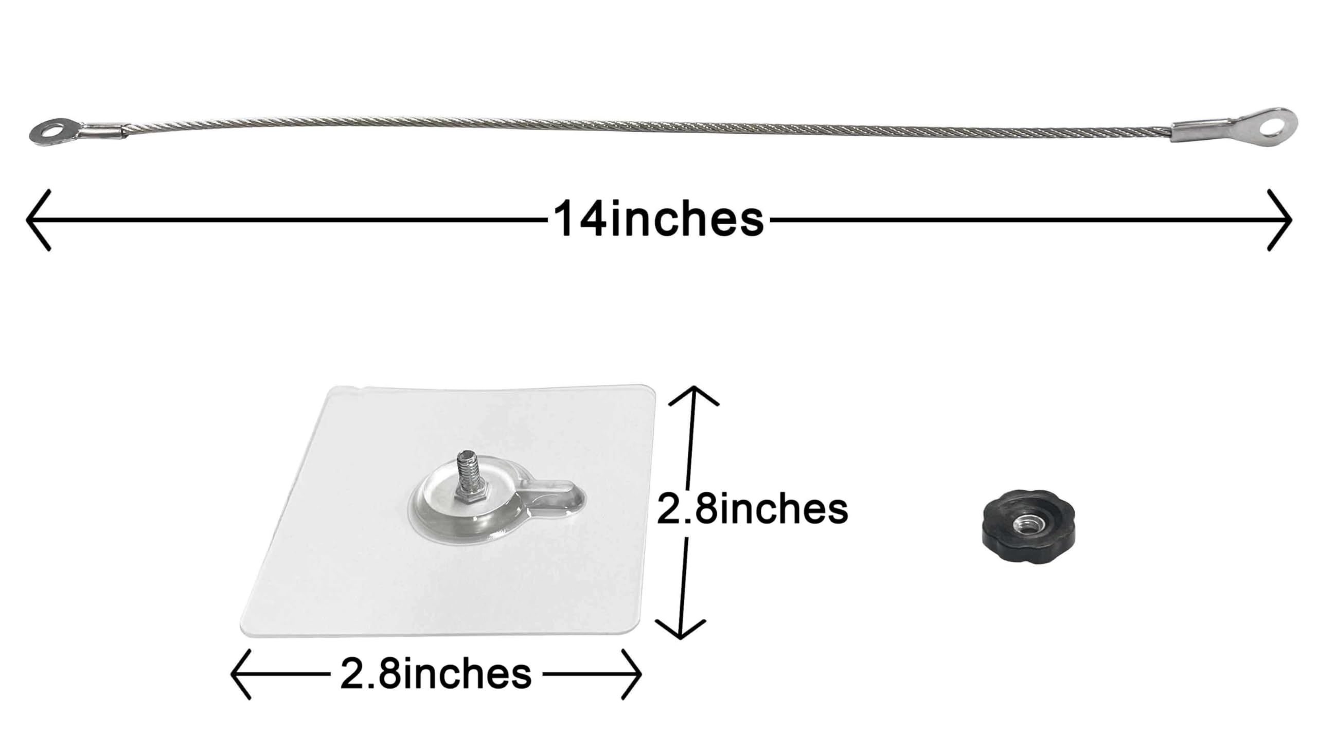 14 Inch Stainless Steel Furniture Straps - 6 Pack Baby Proofing & Earthquake Safety Straps, No-Drill Anti-Tip TV Anchors to Prevent Falling Furniture (Perfect for Child Safety, Home Security & Earthquake Preparedness)