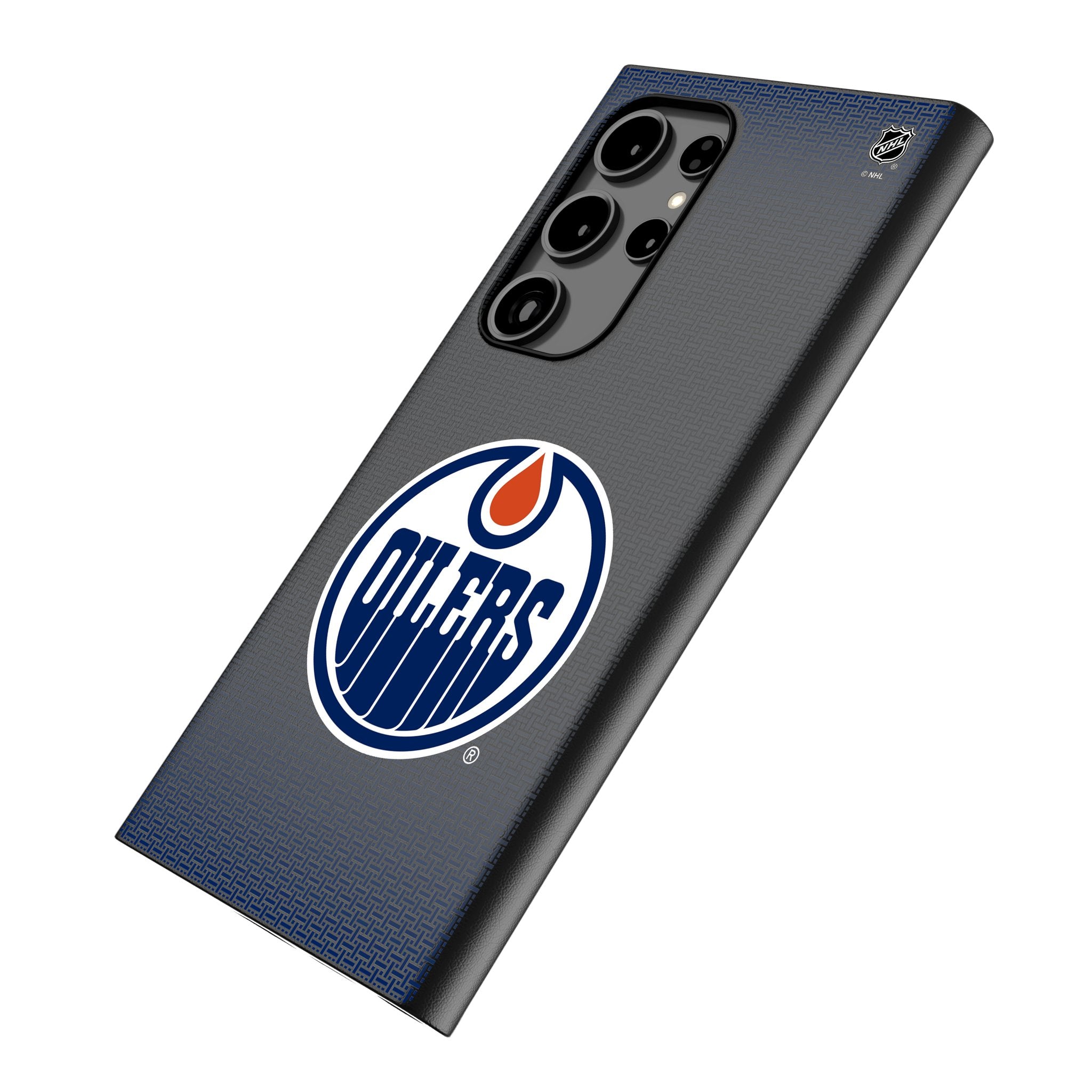 Edmonton Oilers Linen MagSafe Compatible Phone Case for Samsung Galaxy S23 Ultra - Durable Protective Cover for Hockey Fans, Perfect for Game Day & Everyday Use