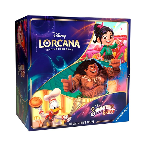 Disney Lorcana TCG: Shimmering Skies Illumineer's Trove Collector's Box Set | Trading Card Game for Beginners & Advanced Players | Perfect for Game Nights, Gifts & Disney Fans