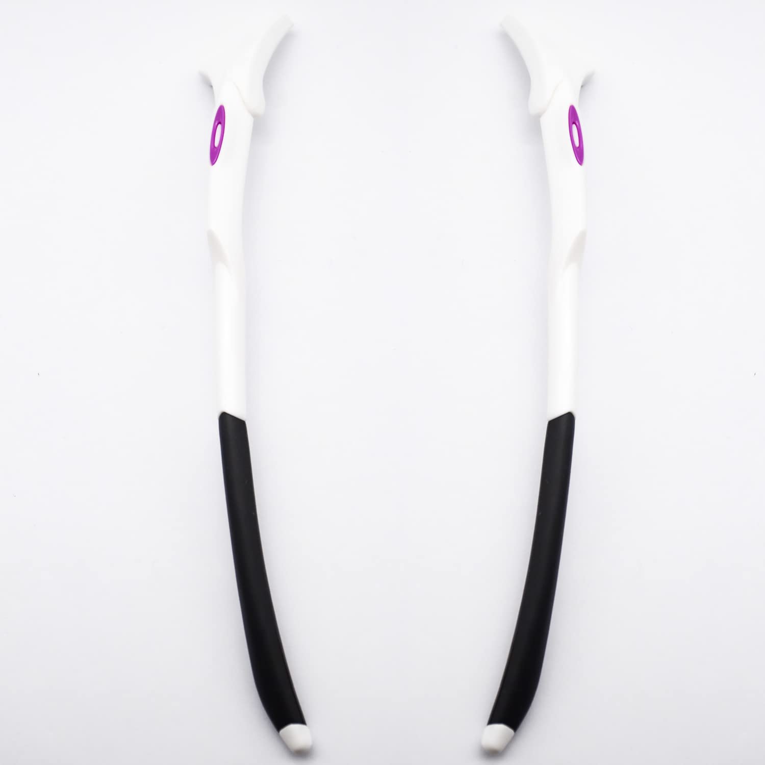 Replacement Glasses Arms for Oakley EV-Zero Sunglasses - Blue/Black/Purple Logo Design | Compatible with EV-Zero Frames | Perfect for Sports, Outdoor Activities & Fashion Accessories
