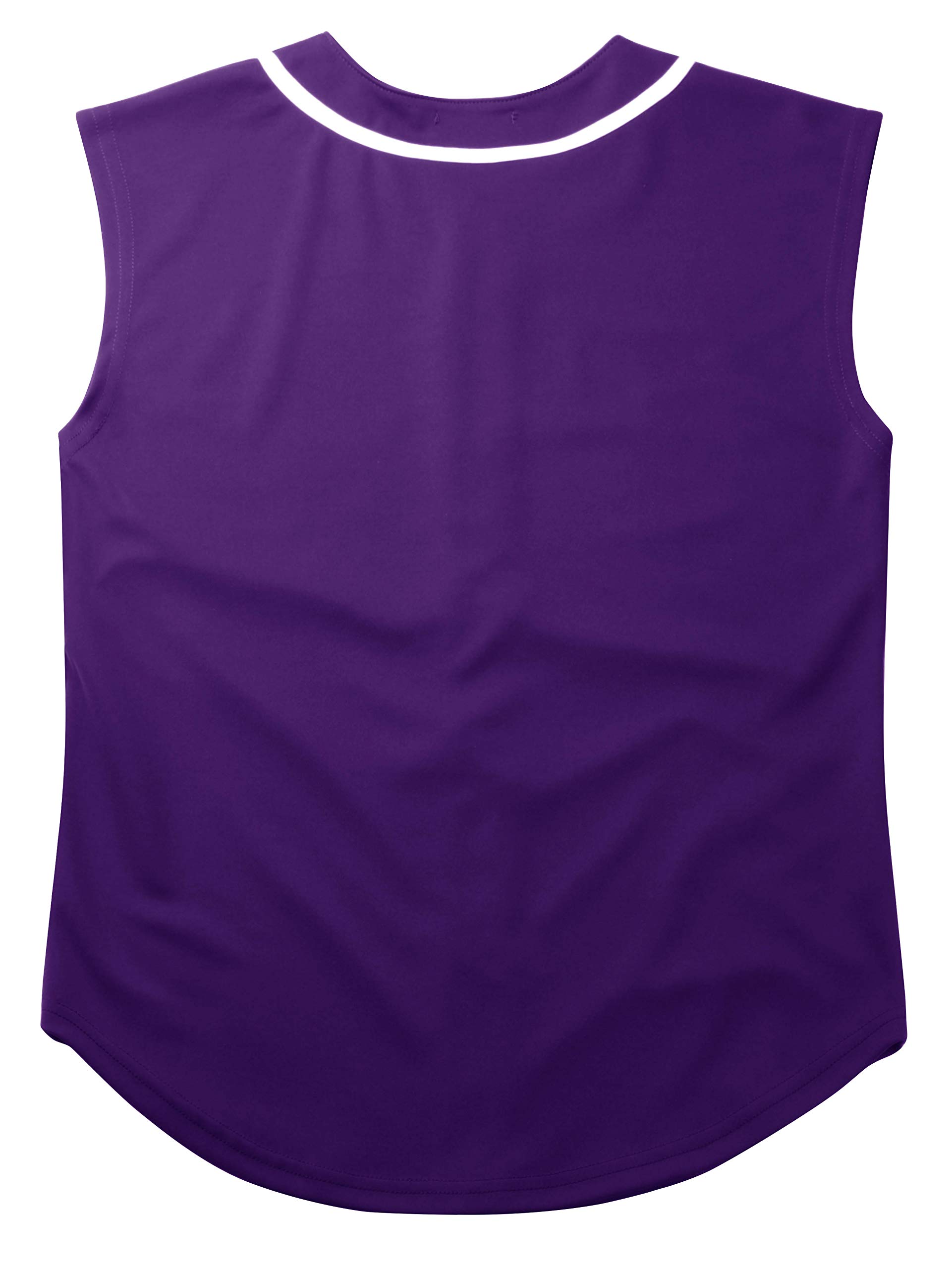Men's Button Down Sleeveless Baseball Jersey - Breathable Softball Tank Top for Men - Perfect for Baseball Games, Casual Wear & Summer Outfits