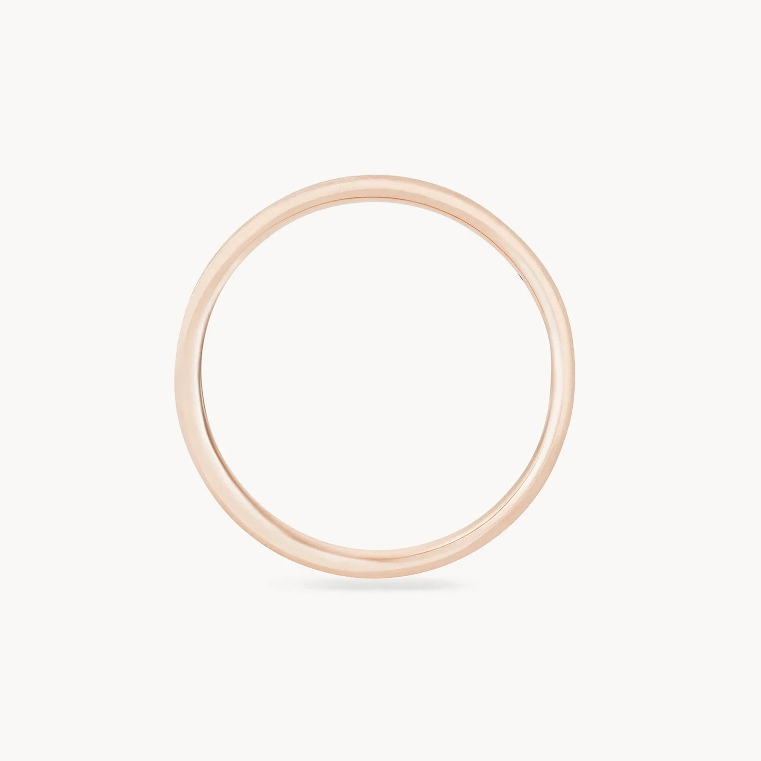 Everlast Band Polished 14K Rose Gold Wedding Ring for Men & Women - Perfect for Engagement, Anniversary, and Everyday Wear