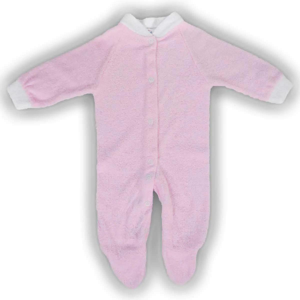 Premium Goldtex Baby Pajamas - Soft Pink Cotton Sleepwear for Infants & Toddlers | Made in Canada | Perfect for Nursery, Bedtime & Comfortable Sleep
