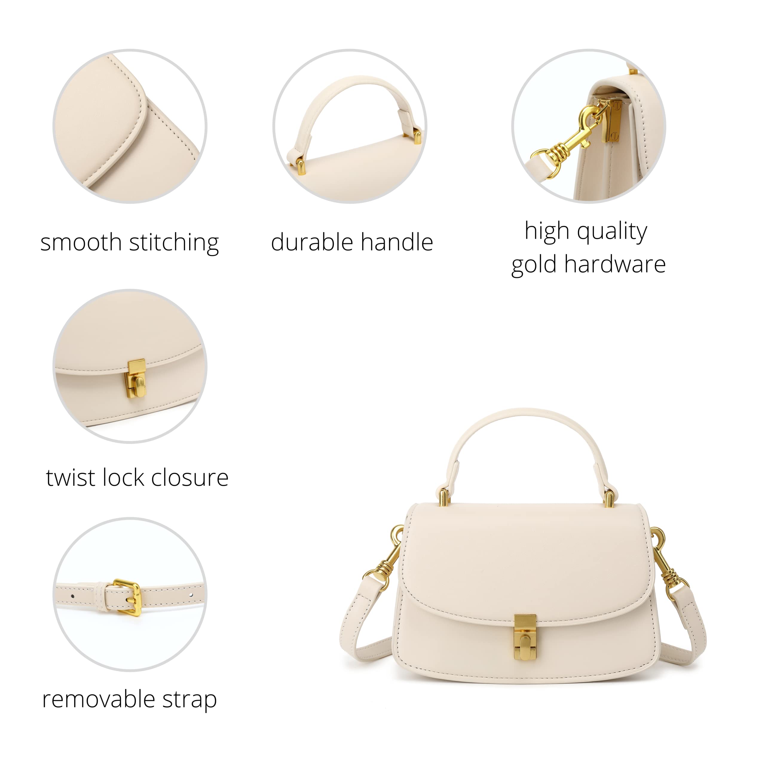Scarleton Women's Top Handle Satchel Shoulder Bag - Fashion Crossbody Purse for Daily Use, Work, Travel & Shopping | Model H2083