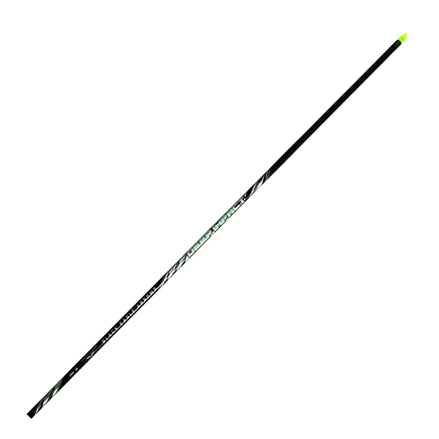 Black Eagle Deep Impact V2 Carbon Arrow Shafts .001 Spine - Precision Hunting & Target Practice Arrows for Compound & Recurve Bows