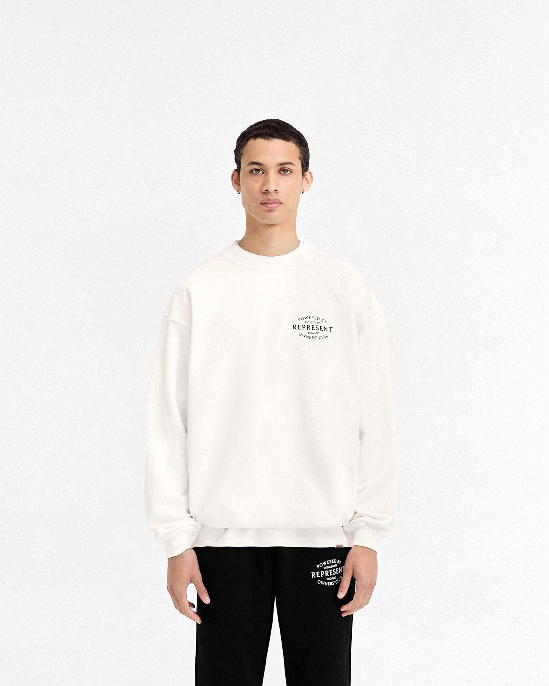 Represent Owners Club Stamp Sweater - Premium Cotton Crewneck Pullover for Men & Women | Streetwear Fashion, Casual Comfort | Perfect for Urban Outfits, Lounge Wear & Cool Weather