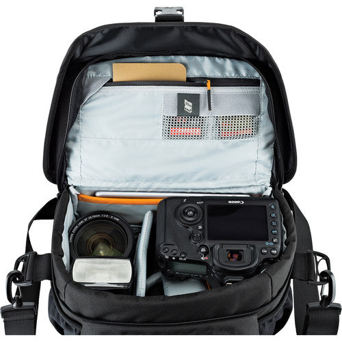 Lowepro Nova 180 AW II Camera Shoulder Bag - Waterproof DSLR/SLR Camera Case with All-Weather Cover - Perfect for Travel, Photography & Outdoor Adventures (Black)