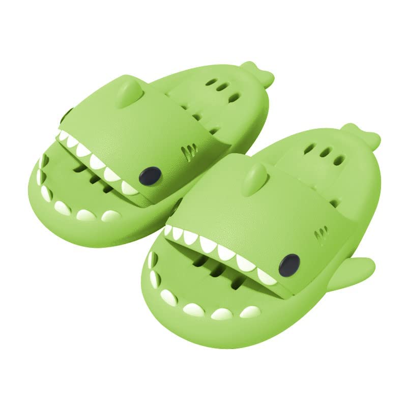 Comfortable Shark Slippers for Women & Men - Anti-Slip Shower Sandals with Lightweight Sole, Open Toe Slides for Beach, Pool & Home Use