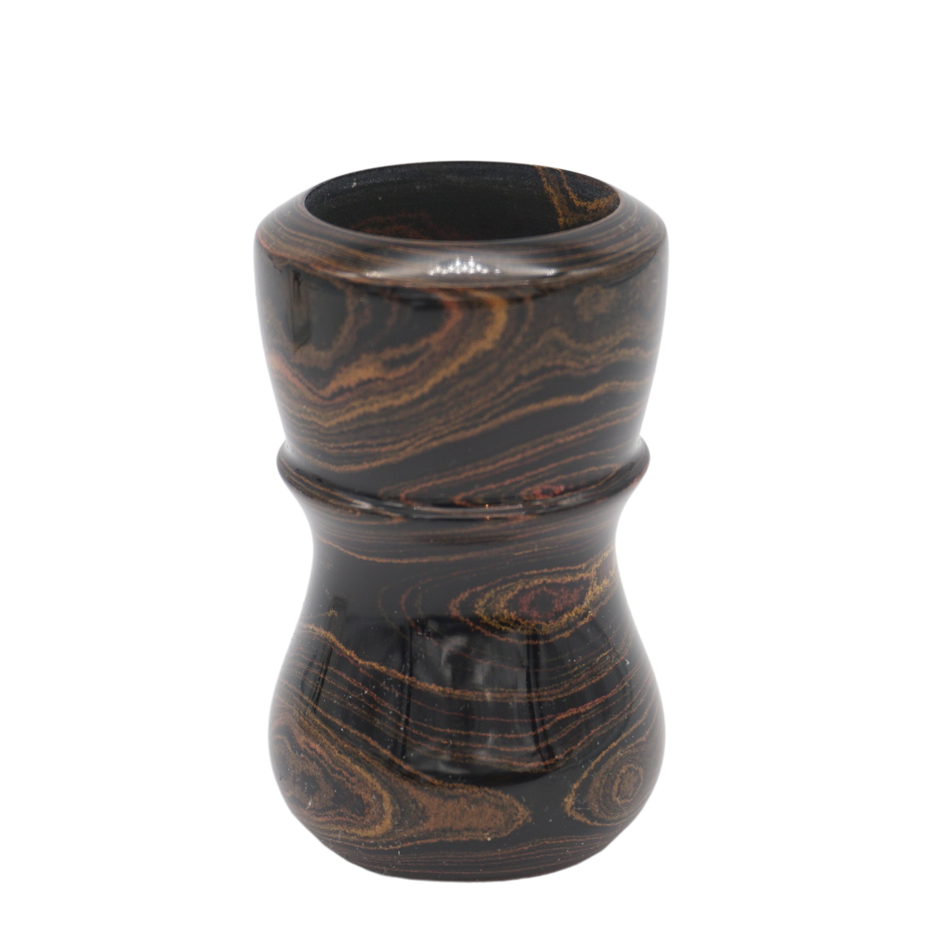 Premium Honey Ebonite Handmade Shaving Brush Handle - Fits 24mm & 26mm Knots - Perfect for Wet Shaving & Grooming Gifts