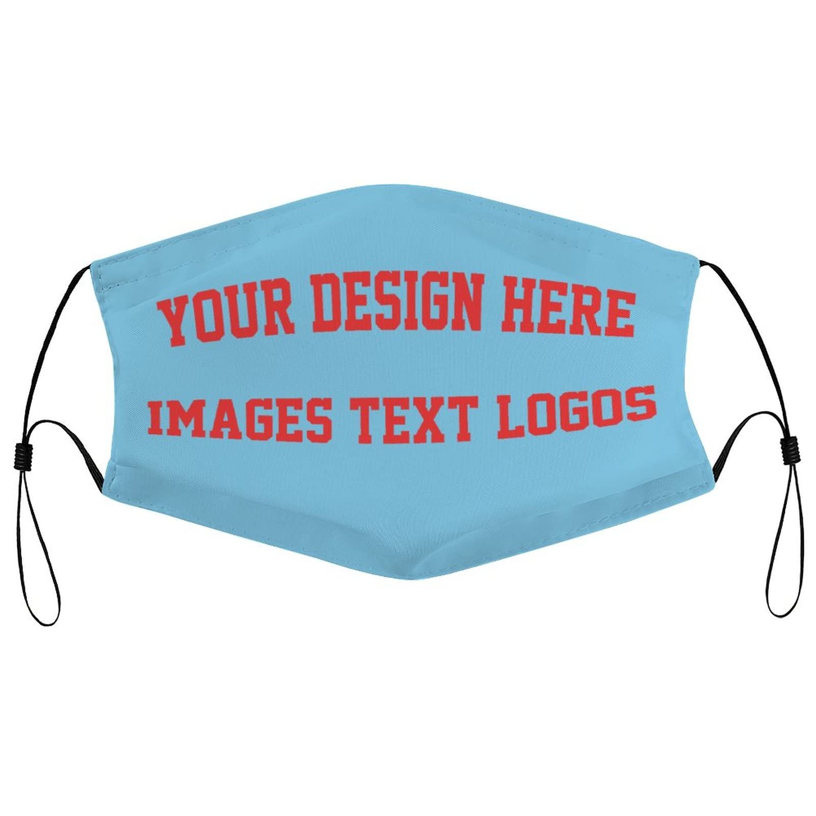 Custom Personalized Face Mask - Breathable Unisex Mouth Cover for Men & Women - DIY Bandana Style for Daily Use, Travel & Outdoor Activities