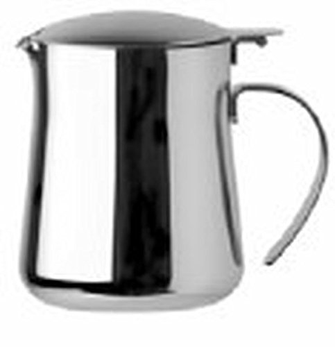 SWEET HOME 4-Cup (40cl) Silver Stainless Steel Coffee Maker, 10.5cm Height x 7cm Diameter by Varotto & Co. - Perfect for Home, Office, and Small Gatherings
