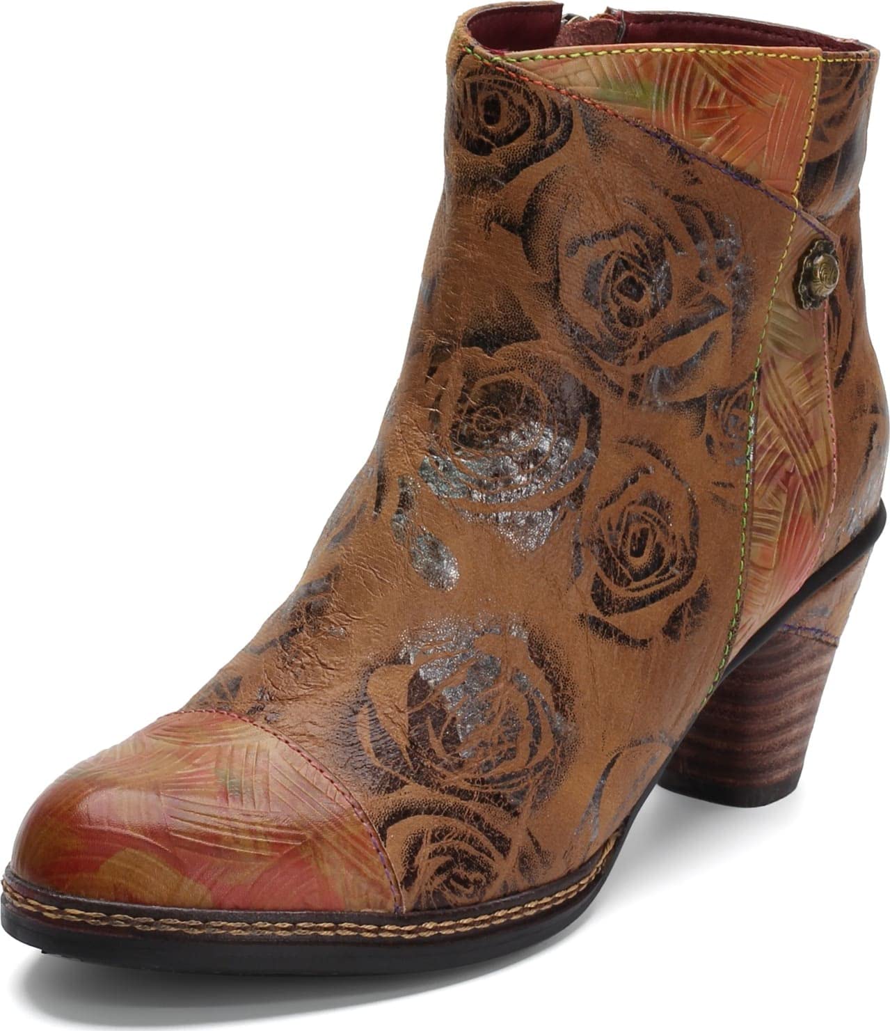 Spring Step L'Artiste Women's Waterlily Boots - Comfortable Ankle Booties for Women, Fashionable Slip Resistant Shoes - Perfect for Work, Office & Casual Outfits