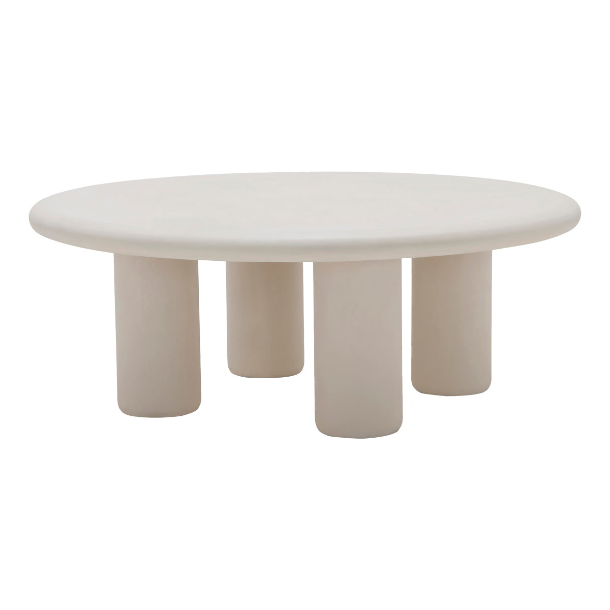 Husk Earth Outdoor Coffee Table - Weather-Resistant Patio Furniture for Garden, Deck, and Poolside Relaxation