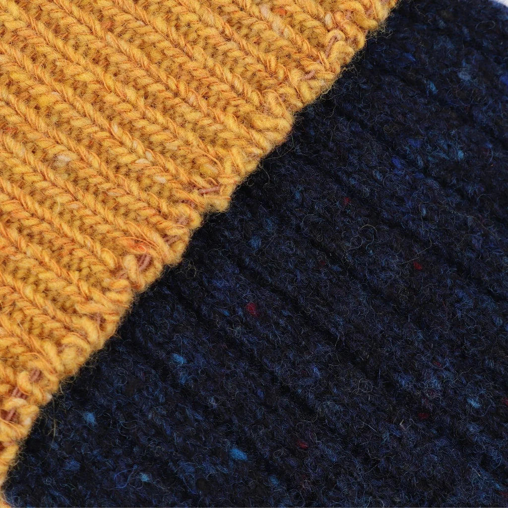 Men's Donegal Wool Welly Socks - Warm & Waterproof Winter Hiking Socks for Outdoor Activities & Cold Weather