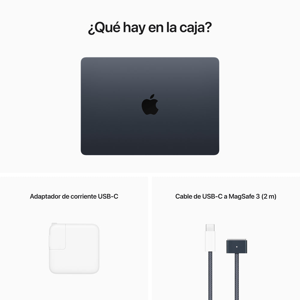 Apple MacBook Air 13-inch Laptop with M2 Chip - 8-Core CPU, 8-Core GPU, 256GB SSD, Midnight Blue - Lightweight & Portable for Work, Travel & Everyday Use