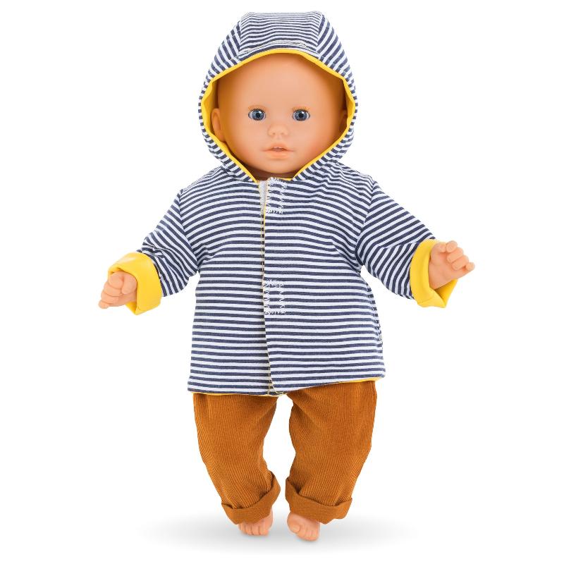 Reversible Baby Doll Raincoat Set - 30 cm Waterproof Outerwear for Toddlers & Kids - Perfect for Outdoor Play, Rainy Days & Dress-Up
