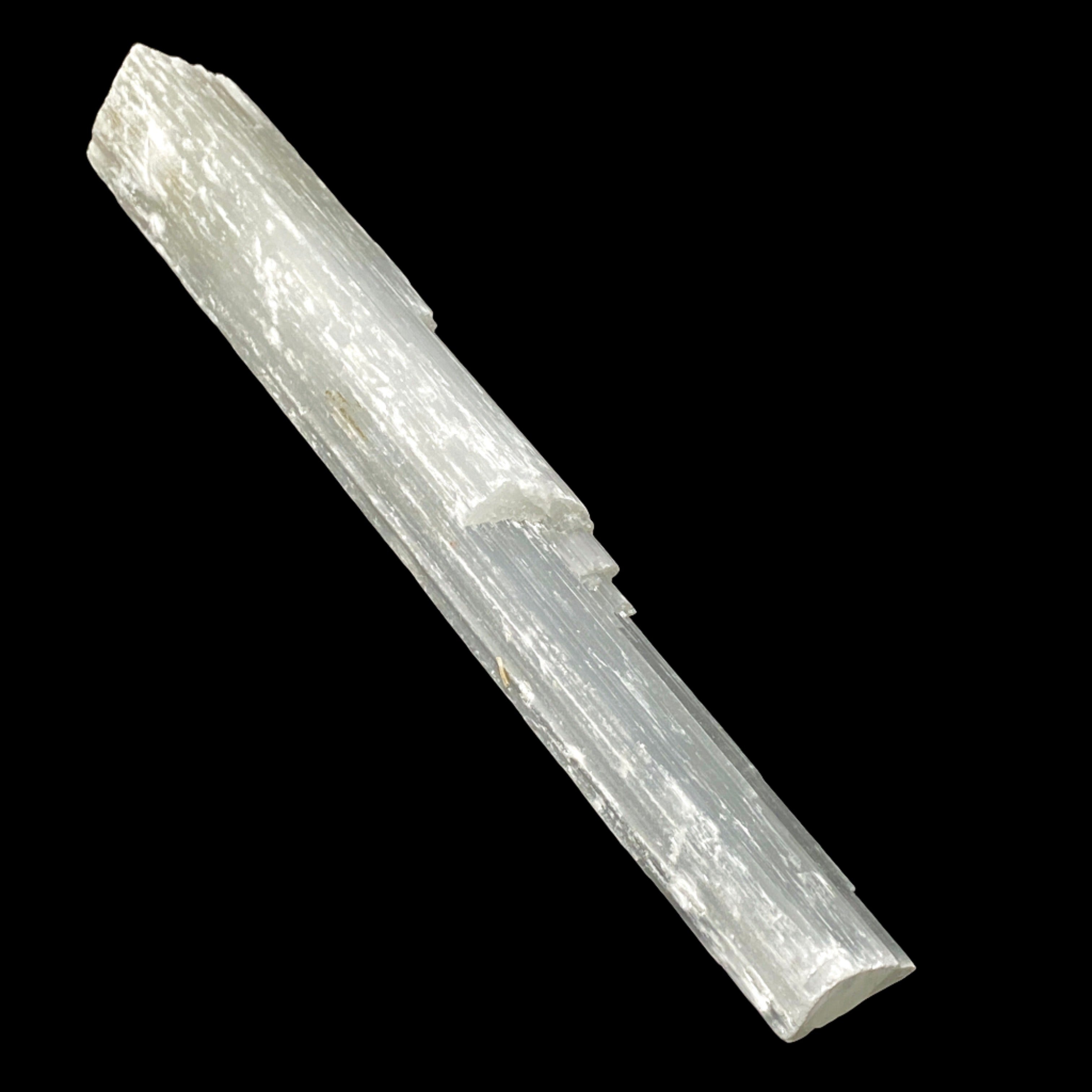 Natural Selenite Crystal Healing Stone - SELP 02 for Meditation, Energy Cleansing & Home Decor | Spiritual Gift & Chakra Balancing Tool